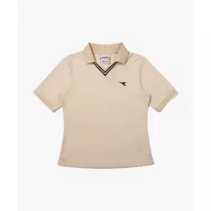 매장정품 diadora 디아도라 Diadora 코모도 PK 반팔 티셔츠 우먼 BEIGE D4222TTS42BGS 1729773