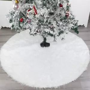 행운몰 화이트 트리 스커트 120CM 크리스마스러그