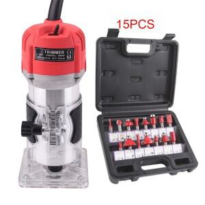 800W 30000rpm 목공 전기 트리머 목재 밀링 조각 Slotting 트리밍 손 기계 나무 라우터