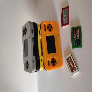 디자인 NDS에서 GBA 레트로 게임 콘솔로