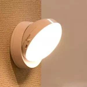 자석 부착 이우 감응 무드등-전구색 led센서등 충전