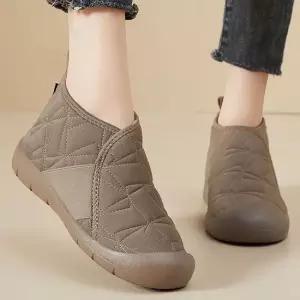 여성 겨울 외출 데일리 실내 실외 겸용 인모 안감 편안한 슬립온