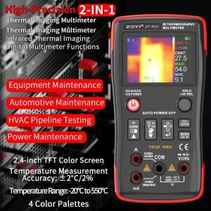 ZOYI ZTR01 2in1 열 화상 카메라 멀티 미터 2.4 