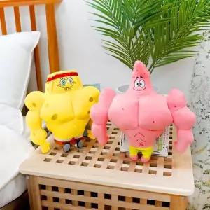 네모바지 인형 택1 머슬 스폰지밥 네모바지스폰지밥 2종 스폰지밥인형 30cm