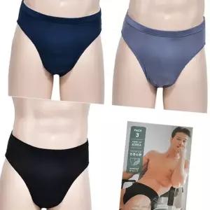 인견팬티 남성 브리프팬티 봉제선없는팬티 3매입 무봉제팬티 인견스판 남성속옷 언더웨어 여름팬 스판팬티