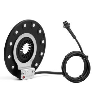 1x 전기 자전거 페달 센서 보조 12 자석 전자 더블 홀 오른쪽 PAS 시스템 SM 커넥터 DIY EBike 키트 사이클