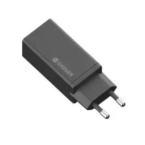 고속 SHOUER GaN PD 2포트 충전기 65W SH-GE65W10UC