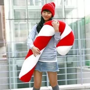 예쁜캐릭터 지팡이 사탕 쿠션 대형 바디필로우 선물 베개 110cm