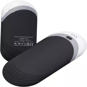 카렐 열전도성 실리콘 충전식 손난로 2팩 6000mAh 양면 열 AI 전기 휴대용 포켓 장갑 착용 슬림 충격 방지