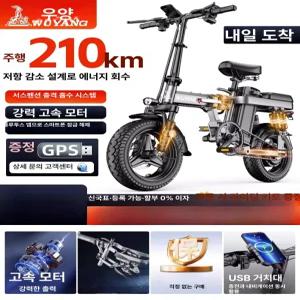 초경량 접이식 전기자전거 휴대용 소형 리튬배터리 신국표