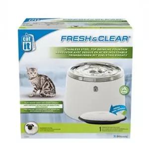 고양이 스텐 정수기 2L 1p 사료 그릇 식기 고양이 강아지