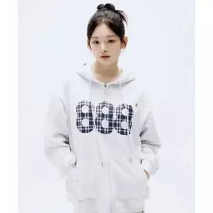 PRIMATE [NO기모] CHECK NUMBER.888 오버핏 투웨이 후드 집업 3 COLORS