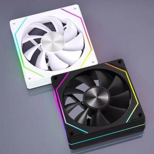 12V 프리즘 4RS 컴퓨터 케이스 팬 12cm ARGB 4핀 PWM 자동 냉각  풍량