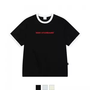 (매장정품)1989STANDARD BASIC LOGO 쿨 코튼 링거 반팔(SRSSTD-0006)