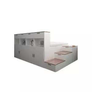 수납 벙커침대 파티션 침대 벙커 박스 콤비 조립식 2000mm 저상 계단 공간분리 1000mm 북유럽 원룸 선반 침대박스 바구니