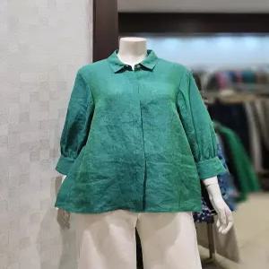 벨라디터치 V1F2BL41 린넨 투톤 셔츠 블라우스 P003804825 762884