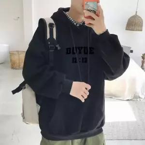 [골드스마일]남성 맨투맨 오버핏 기모 후드티 커플티 캐주얼레터링