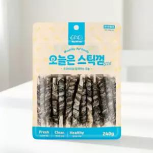 강아지 과일믹스 동결건조간식 야채동결건조 건강한펫 야채믹스 스틱껌 240g