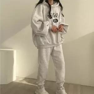 셀럽하우스 데일리웨어 런닝복 후드집업 루즈핏 트레이닝복세트
