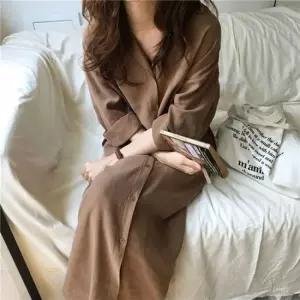 셀럽하우스 WS 롱셔츠 자켓 데일리 ST01 로브 2컬러