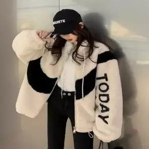 셀럽하우스 여성 2컬러 네켈드 양털집업 점퍼 후리스 뽀글이잠바