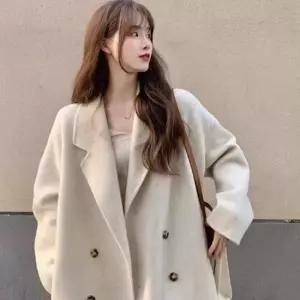 더블코트 여성 가을 겨울 세련무드 따뜻한 패션템 모직 롱코트