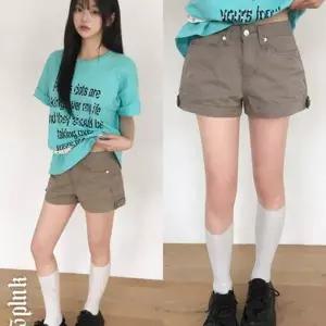 [더핑크] / 듀린 사이드 비조 스트랩 숏팬츠 반바지