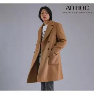 [애드호크]남성 포켓 더블 코트 (HWBHC32)
