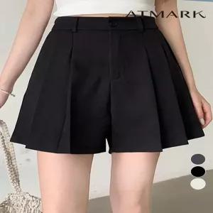 [앳마크]ATMARK 플리츠핀턱뒷밴딩숏팬츠_AA53PT036G