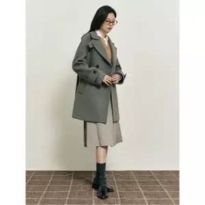 [국내정품] 빈폴 BEANPOLE LADIES [B. my] 울 혼방 마치 코트 애쉬 (BF5X30N014) BF5X30N014 127790