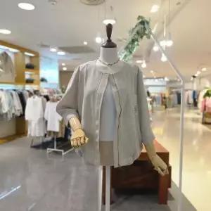 [멜로디가든]M26M5J101_라운드 7부집업 자켓