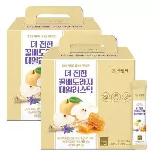 굿헬씨 더진한 꿀배도라지 데일리스틱 60포 2개
