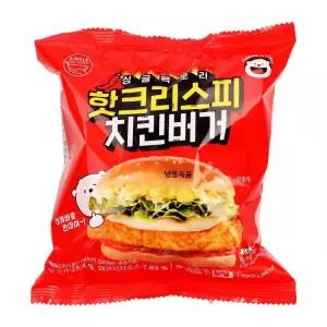 핫크리스피치킨버거 190G/더나음-10개
