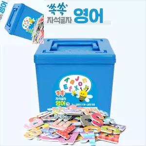1세트 유아영어교구 어린이집교구 유아영어 영어 영어교구 아리그리 쏙쏙자석글자