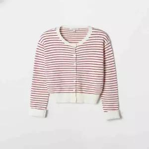 스파오 울캐시블렌드 라운드넥 스트라이프 가디건 카디건_SPCKG23W03 SPCKG23W03