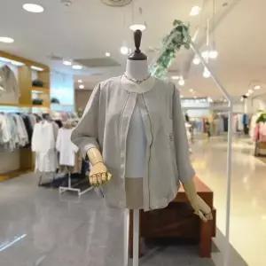[멜로디가든]M26M5J101_라운드 7부집업 자켓