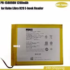 1200mAh PR158098N Kobo Libra H2O 전자 책 리더 배터리 3.7V 교체 용 새 도구