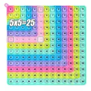 곱셈 연습 수학 게임 12x12 시간 테이블 학습 활동 보드 교육 문구 선물