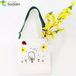 만들기 에코백 단품 소품 원목 플라워 액자 선물용 비즈 인테리어소품 WFOMIFI