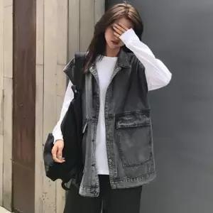 LEA-B105 블랙데님 베스트 (10471680)