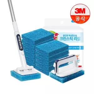 3M [3M]크린스틱 뉴올인원 욕실청소용 핸들+롱핸들+리필13입