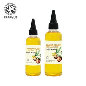 마타바 영국 유기농 100% 골든 호호바오일 100ml 냉압착 비정제 오일