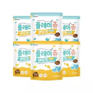 [듀먼]플레이츄 HACCP 덴탈껌 100g 2종 6팩 /강아지껌 강아지간식