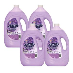 샤프란 릴렉싱아로마 섬유유연제 용기형 3.1L x 4개 구연산 함유
