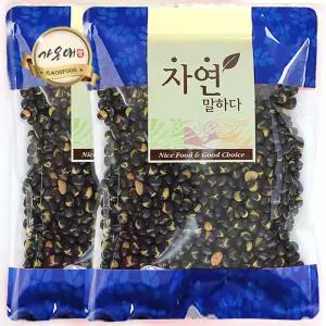 [가온애] 볶은 서리태콩 500g x2팩 / 볶은서리태콩 간식류 안주류 주전부리 볶은콩 술안주 기본안주