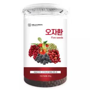 헬로우그린 오자환 350g(통) (구기자, 오미자, 복분자, 산수유, 사상자)