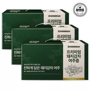 참앤들황토농원 프리미엄 돼지감자 여주즙 30포 3박스