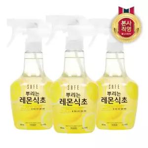 LG생활건강 세이프 뿌리는 레몬식초 400ml x 3개