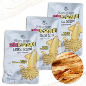 [BBQ-F&B] 우유버터 풍미 부드러운 페스츄리 오징어 간식 300g