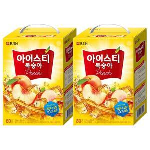 담터 아이스티 복숭아 160T (80Tx2개)